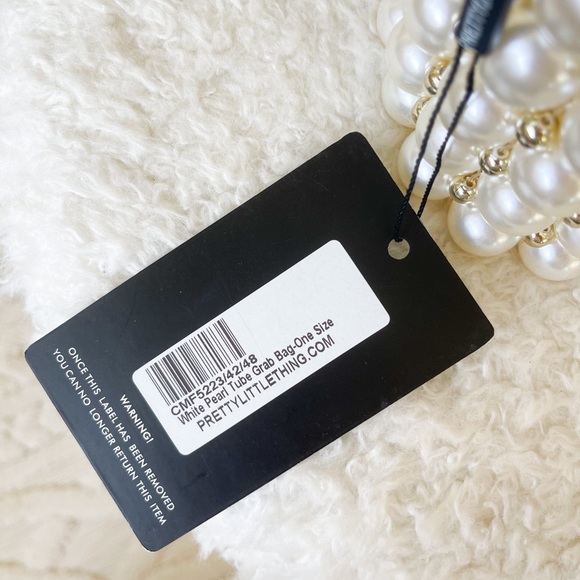 Pearl beaded handbag - worn once - Picture 4 of 4